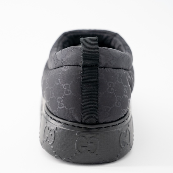 size 7.5G - Gucci Nylon GG Black Boots padded drawstring main image 10
